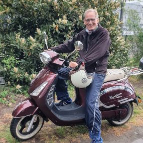 Begeisteter Kunde von einem Kumpan electric E-Roller